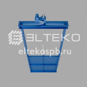 Затвор щитовой для лотка 1000х1000